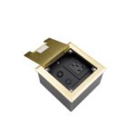 翻盖式地面多媒体信息接口盒 平插系列