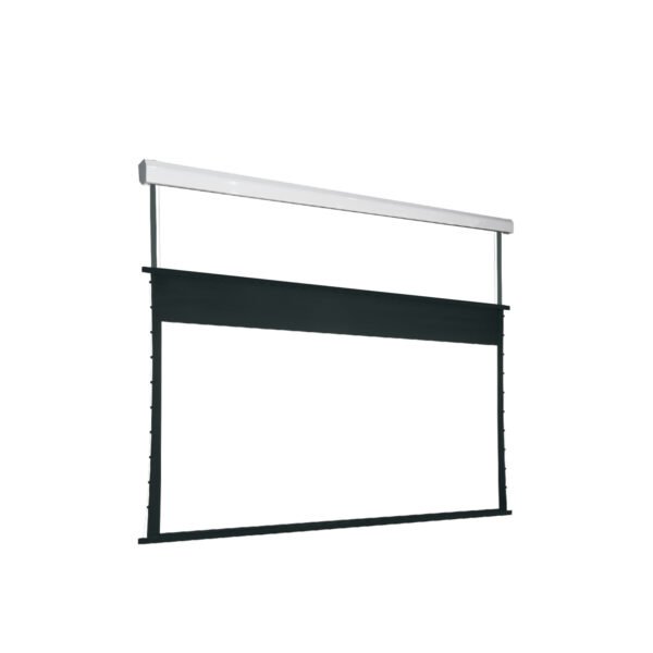 二次升降的电动玻纤拉线投影银幕 SL系列