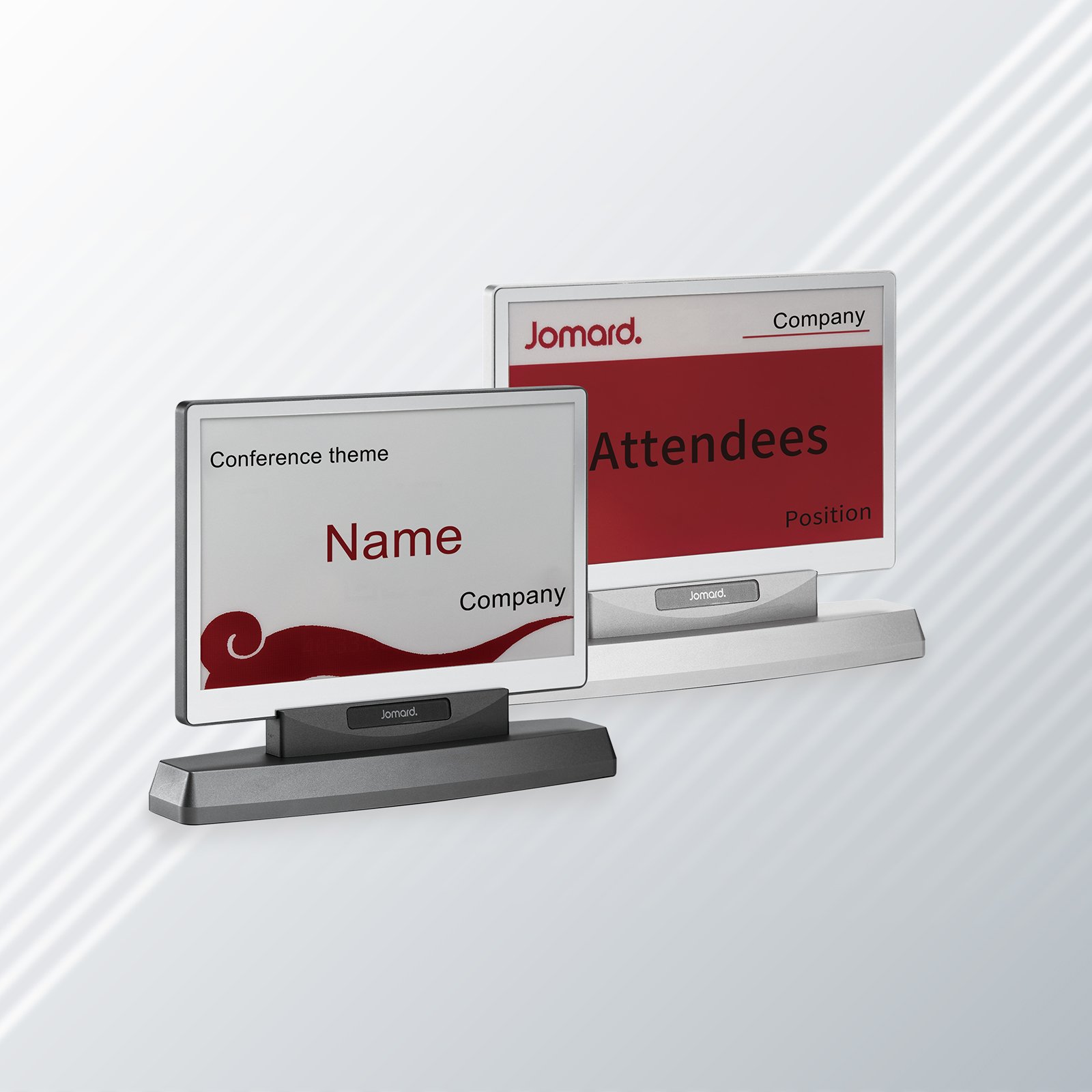 Dual-Side-E-Ink-Nameplate